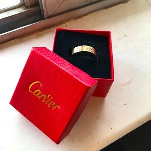 Cartier Love Ring. Yellow Gold Love Ring. 18K yellow gold Size 5.